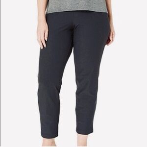 Eileen Fisher Mid Rise Stretchy Pull On Ankle Slim Pants